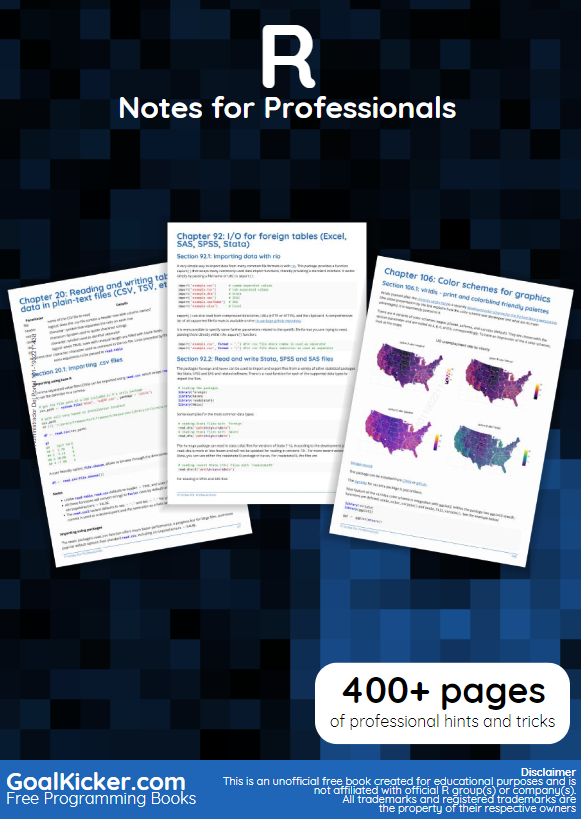Ingebook Europa - R - Notes for Professionals