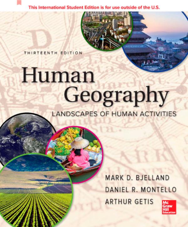 Ingebook Europa - HUMAN GEOGRAPHY 13ED - Landscapes of Human Activities